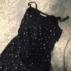Star speckled navy maxi
